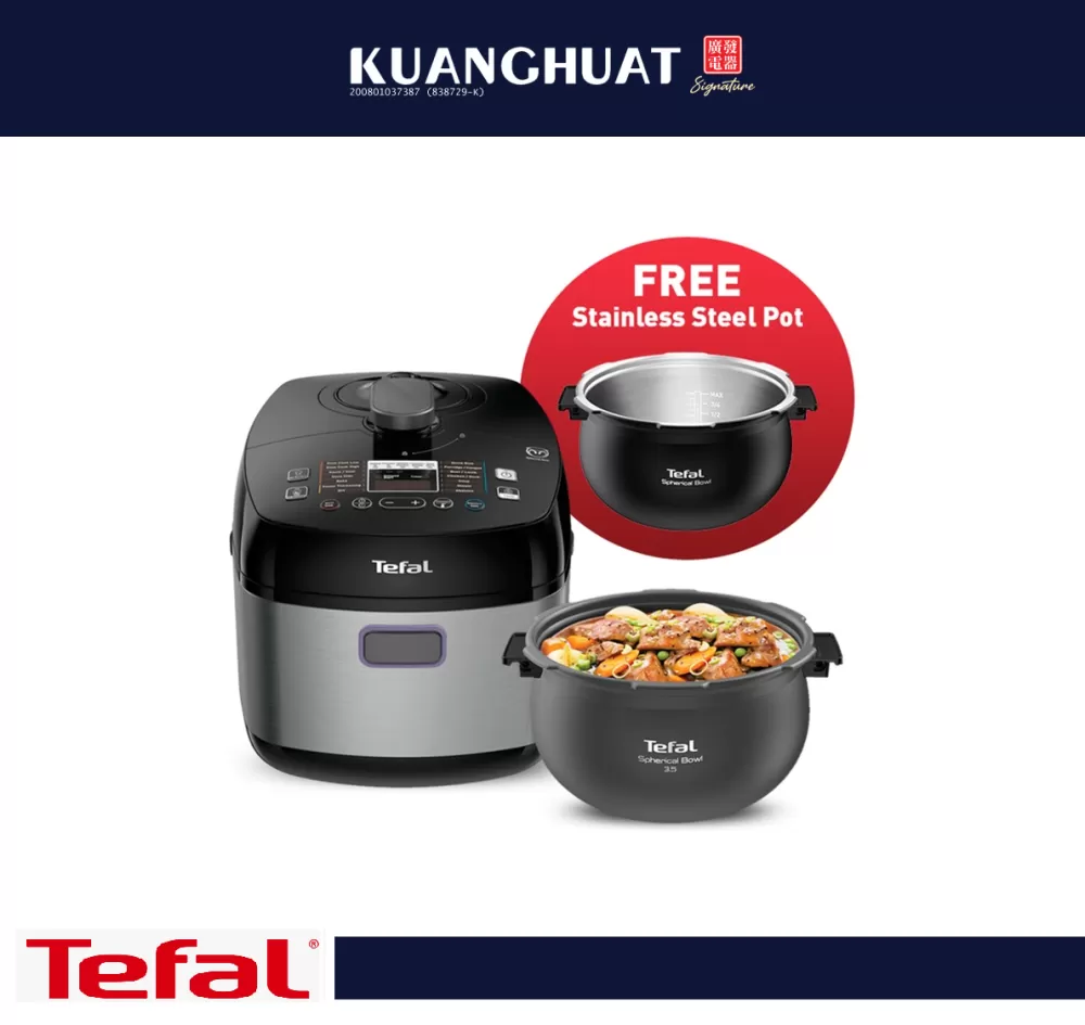 [DISCONTINUED] TEFAL Home Chef Smart Pro Multi Cooker + Inner Pot (5L) CY625D65 + XA623D