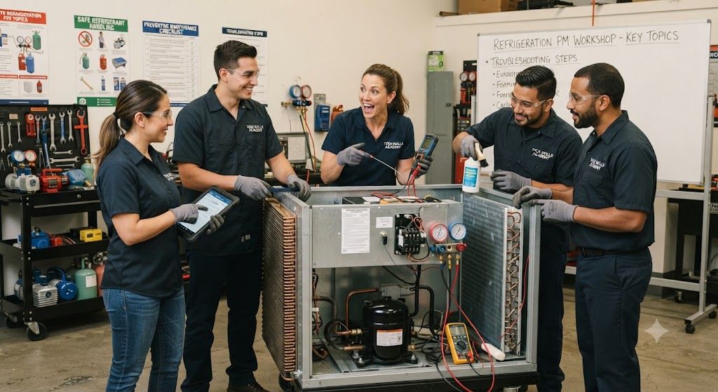 Refrigeration equipment preventive maintenance workshop