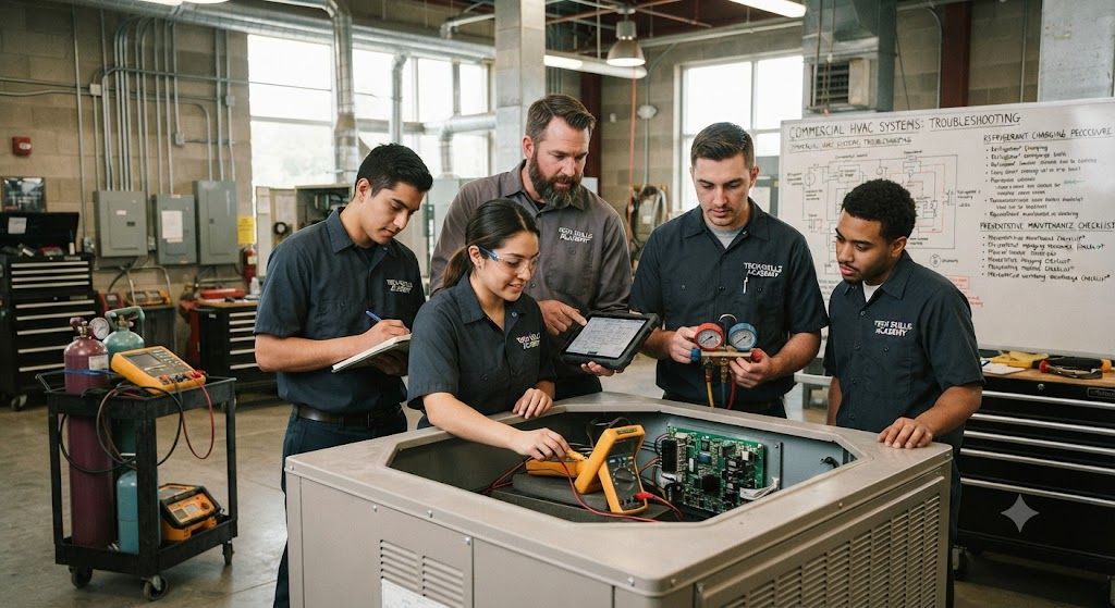 Commercial HVAC technician training