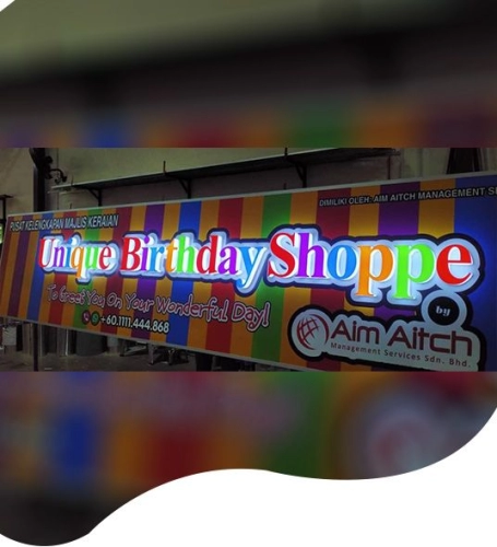 3D LED BOXUP SIGNBOARD