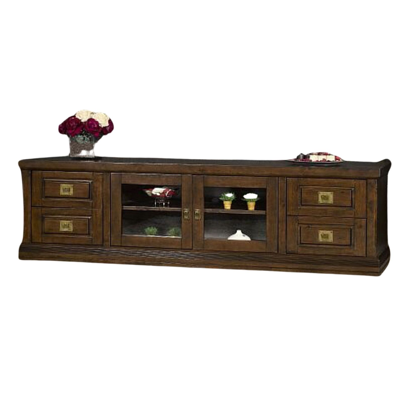 6.66ft Full Solid Rubber Wood TV Cabinet OF2EK436962