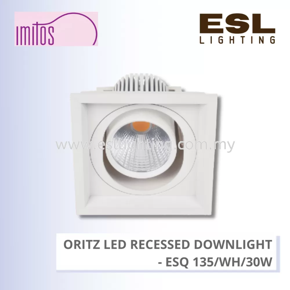 IMITOS ORITZ LED RECESSED DOWNLIGHT 30W - ESQ135/WH/30W