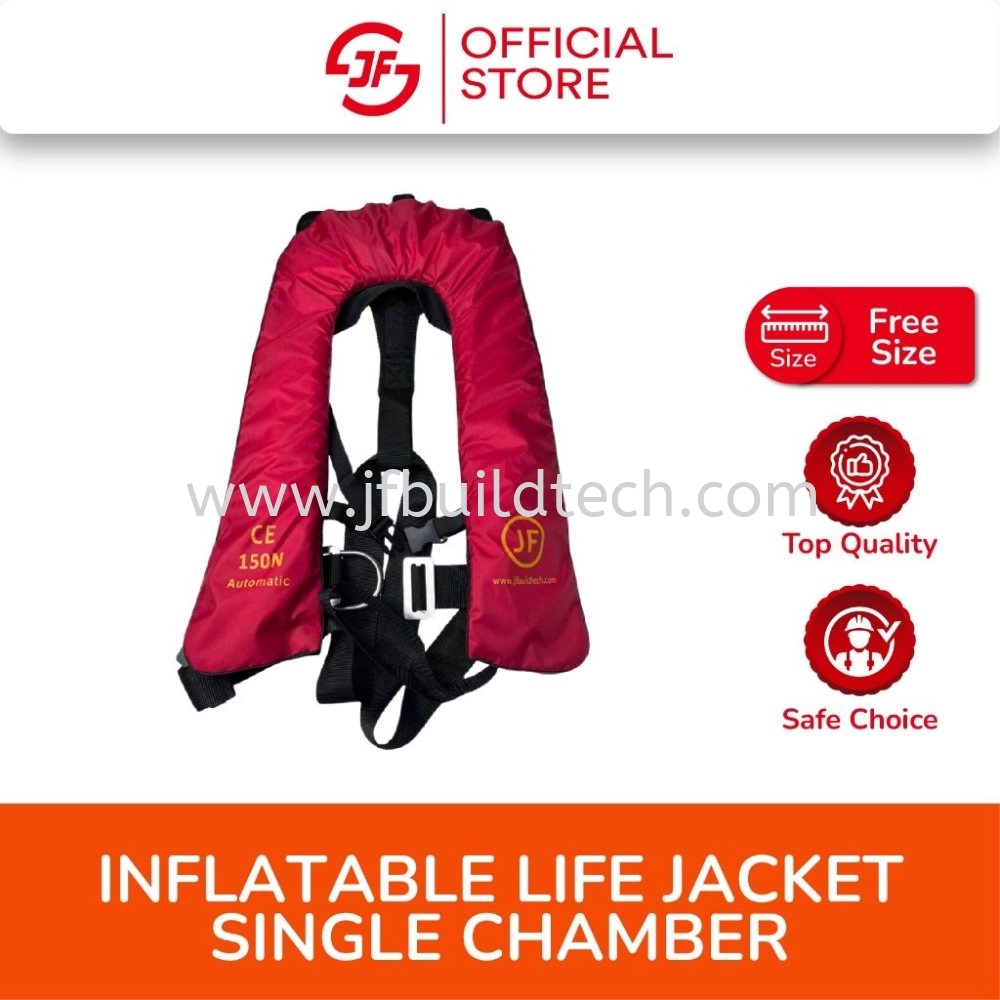 Inflatable Life Jacket Single Chamber CE Cert