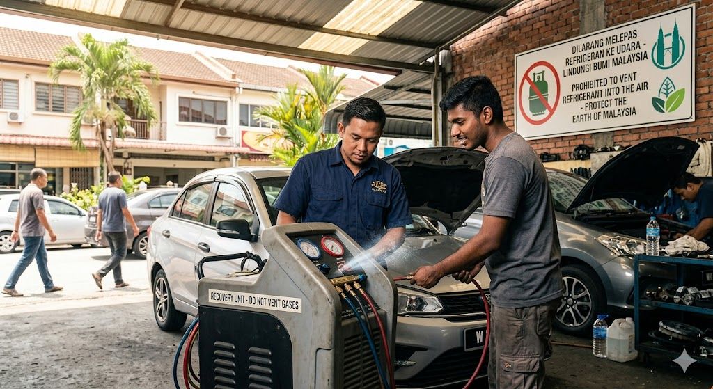prohibition of refrigerant venting Malaysia