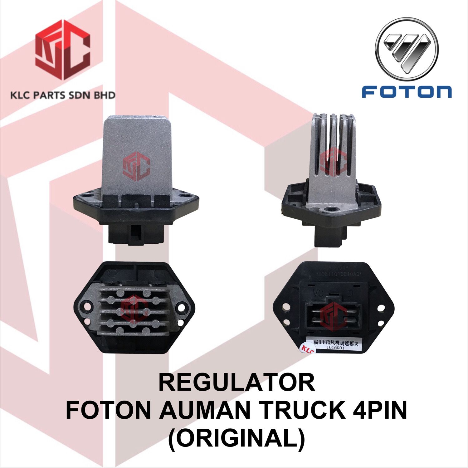 REGULATOR FOTON AUMAN TRUCK 4PIN (ORIGINAL)