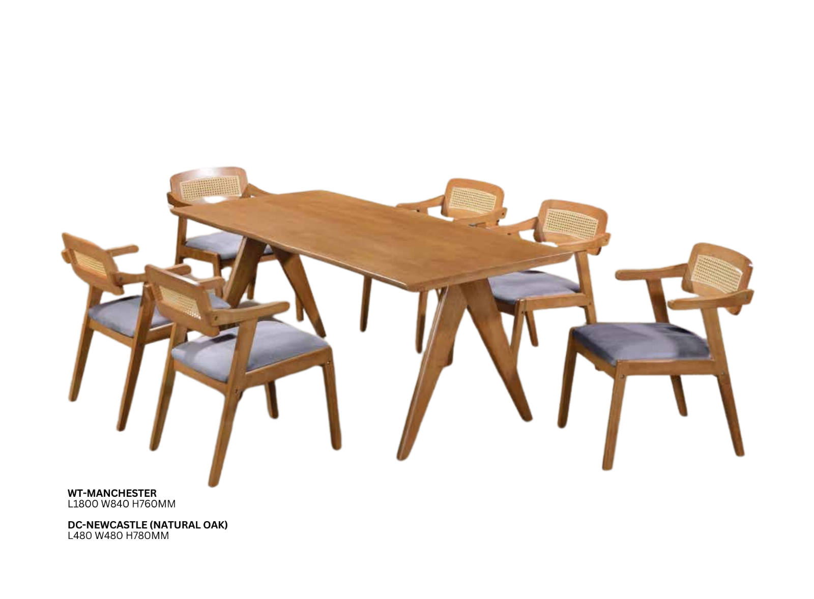 DINING SET (PLZ WT-MANCHESTER)