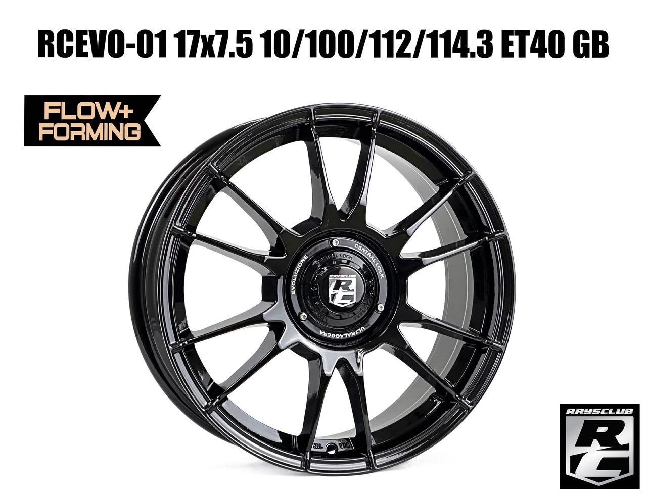 RCEVO-01 17x7.5 10/100/112/114.3 ET40 GB