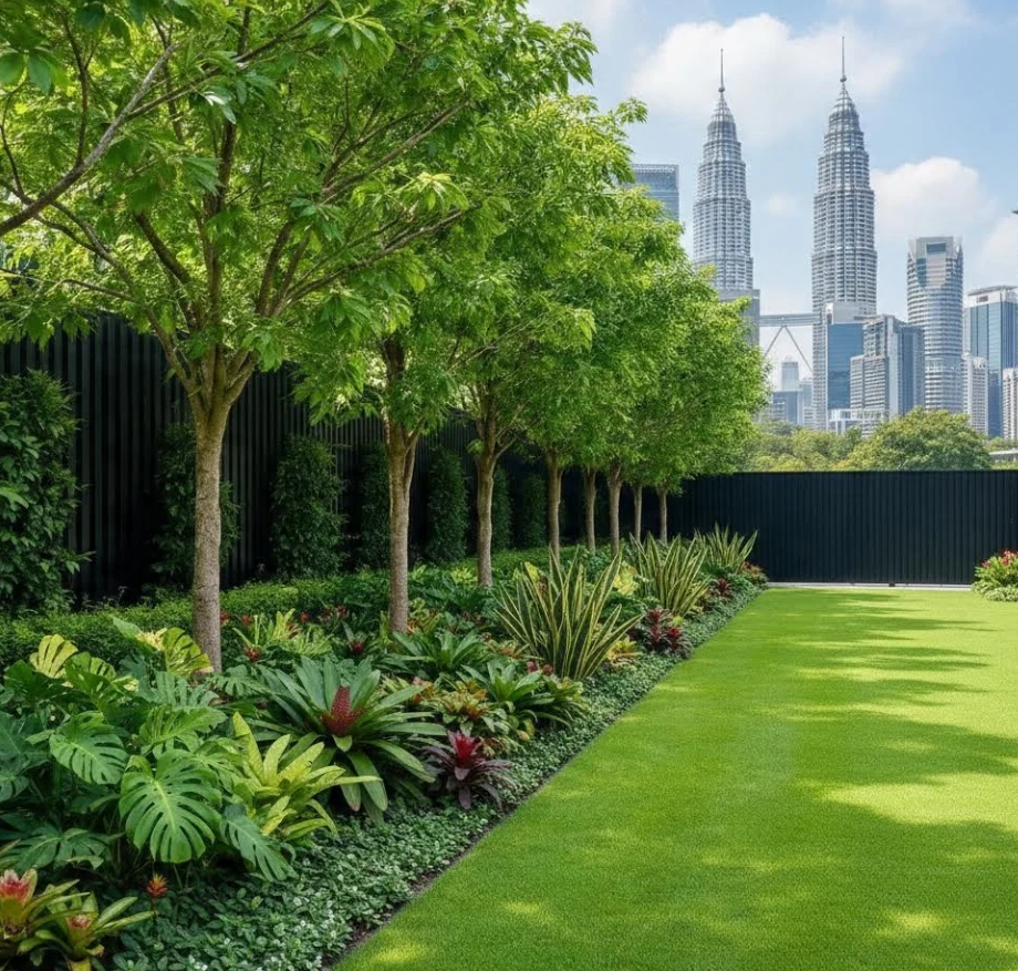 Tropical Garden Landscape in KL 吉隆坡的热带花园景观 Landskap Taman Tropika di KL