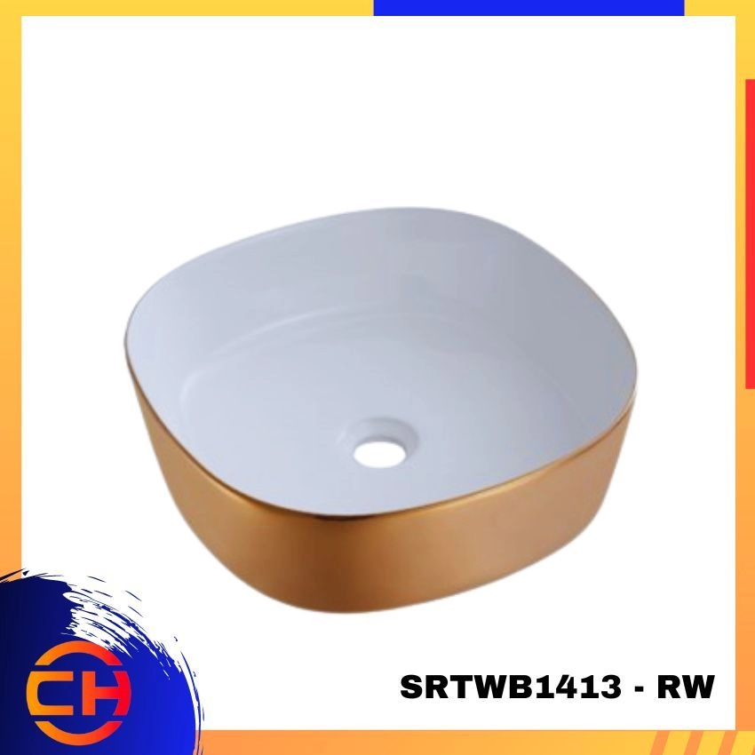  SORENTO ULTRA THIN EDGE COLOUR BASIN SRTWB3412-RG/ SRTWB1413-GY/ SRTWB1413-RW  