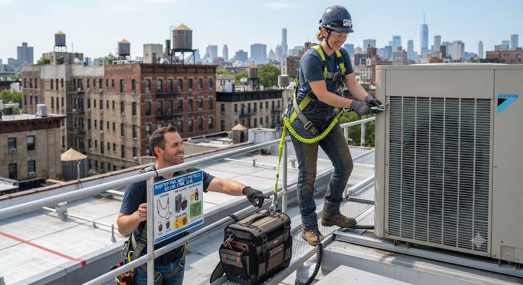 HVAC safe work practice tool handling procedures
