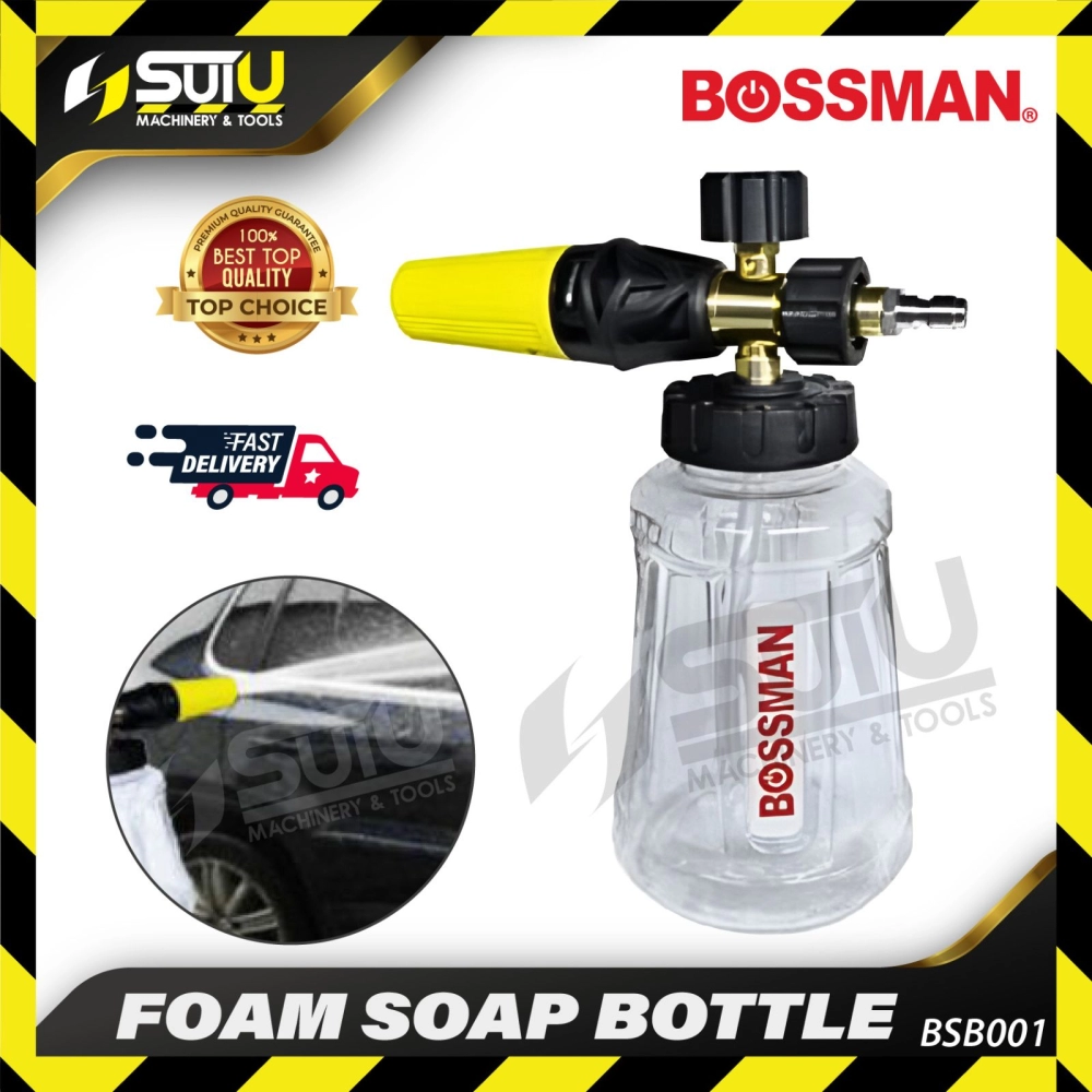 BOSSMAN BSB001 Foam Soap Bottle for Water Jet