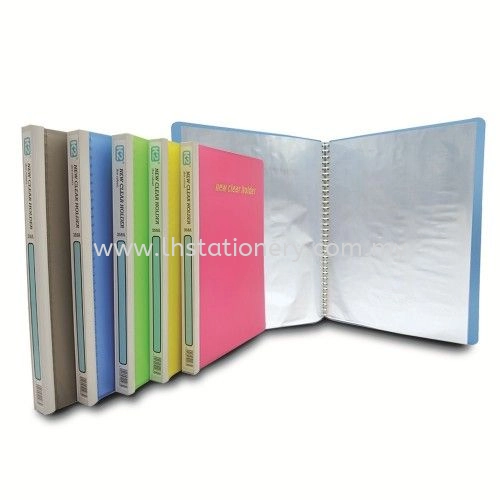 K2 PP Clear Holder A4 359A - Mix Ice Colour / 12pcs