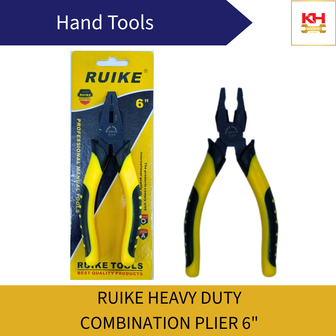 RUIKE Heavy Duty Combination Plier 6"