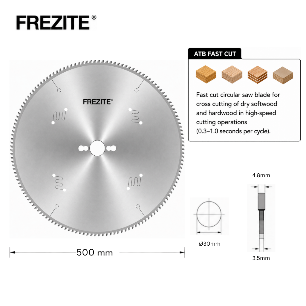 Frezite 20" X 4.8/3.5 X 30H X 144T TCT SAW BLADE