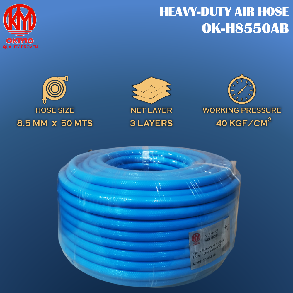 OKIYIO HIGH PRESSURE AIR HOSE 8.5mm (50 m)