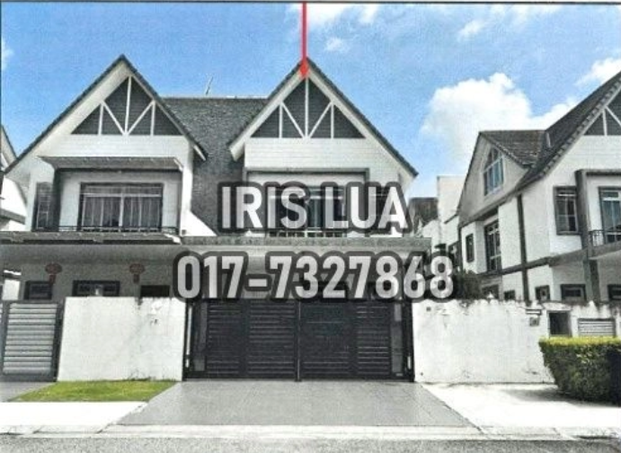 Eco Spring @Double Storey Cluster House With Attic Floor Bank Lelong/Auction