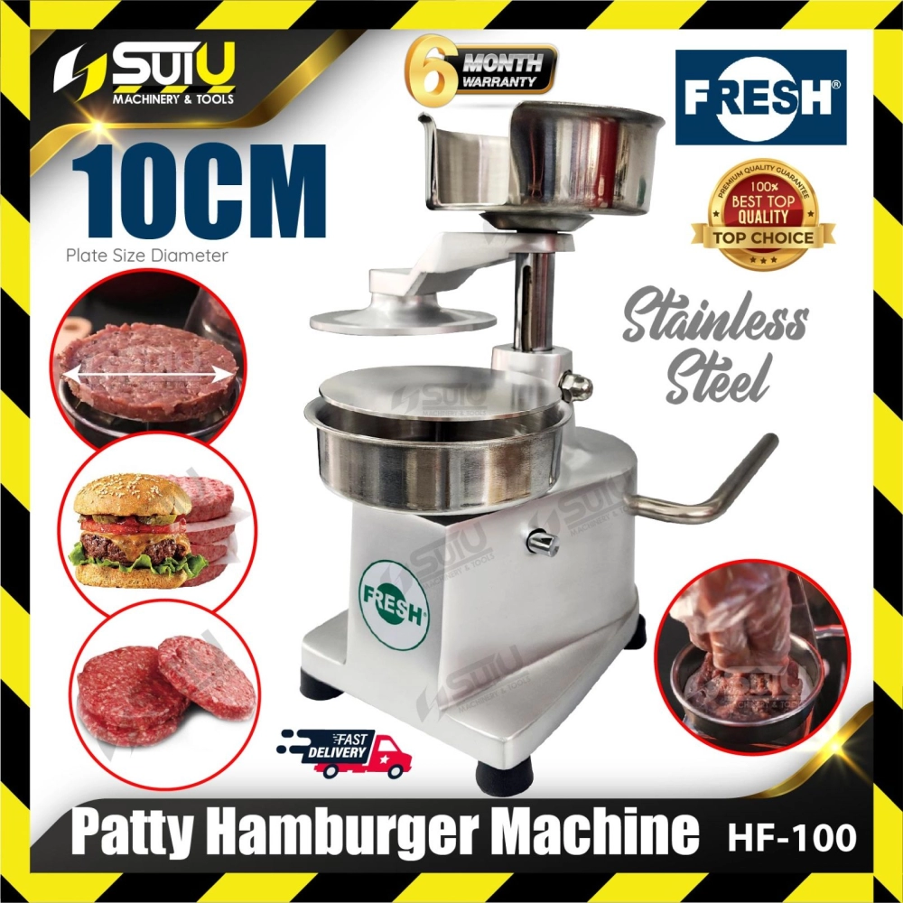  FRESH HF-100 10CM  Patty Hamburger Machine