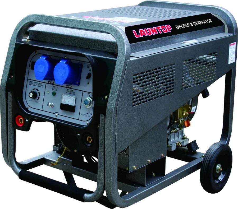 Launtop LDW200ARNE Diesel Welder Generator (Electric) ，Rated Output:4.5kw,Fuel Tank :12.5 Lit.