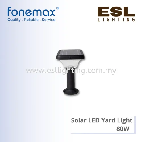 FONEMAX Solar LED Yard Light Square 80W - S-14S-YL400 IP65