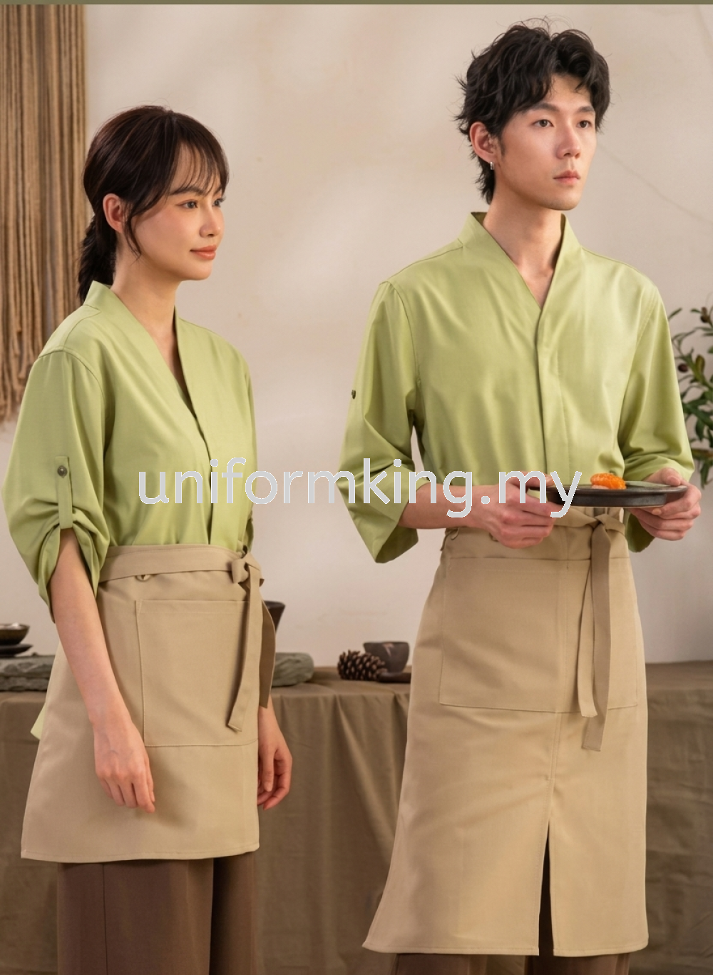 Easy-Care F&B Uniform – Hygienic, Wrinkle-Resistant Workwear | Comfortable & Low-Maintenance Uniform for Restaurant, Cafe & Kitchen Staff
