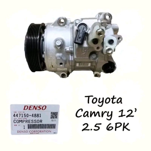 Denso A/C Compressor (Toyota Camry 12' 2.5 6PK)