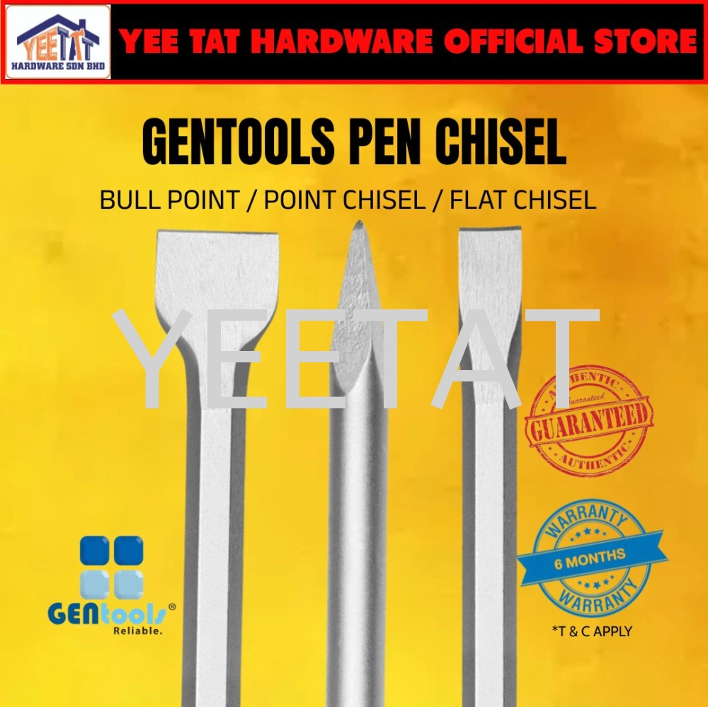 [ DONGCHENG ] GENTOOLS Pen Chisel / Point Chisel / Flat Chisel