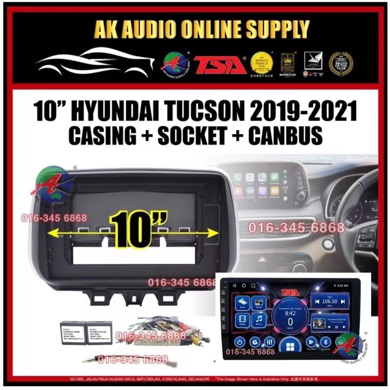 [ MTK 2+32GB ] TSA Hyundai Tucson 2019 -2021 Android 10'' inch Car player Monitor