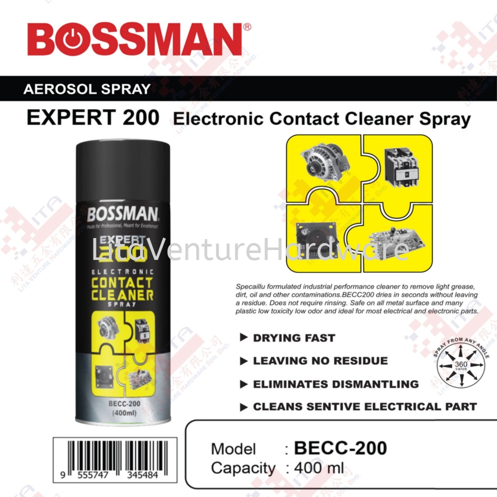 BOSSMAN BRAND CLEANER SPRAY - BECC200
