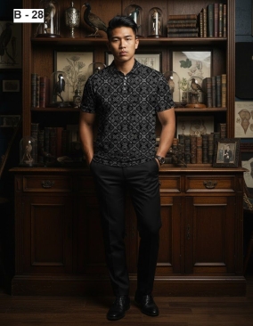 Custom Batik Sublimation T-Shirt
