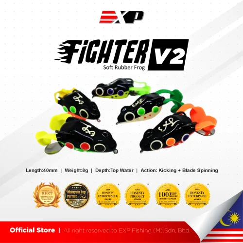 EXP Fighter Frog V2 Soft Rubber Frog 