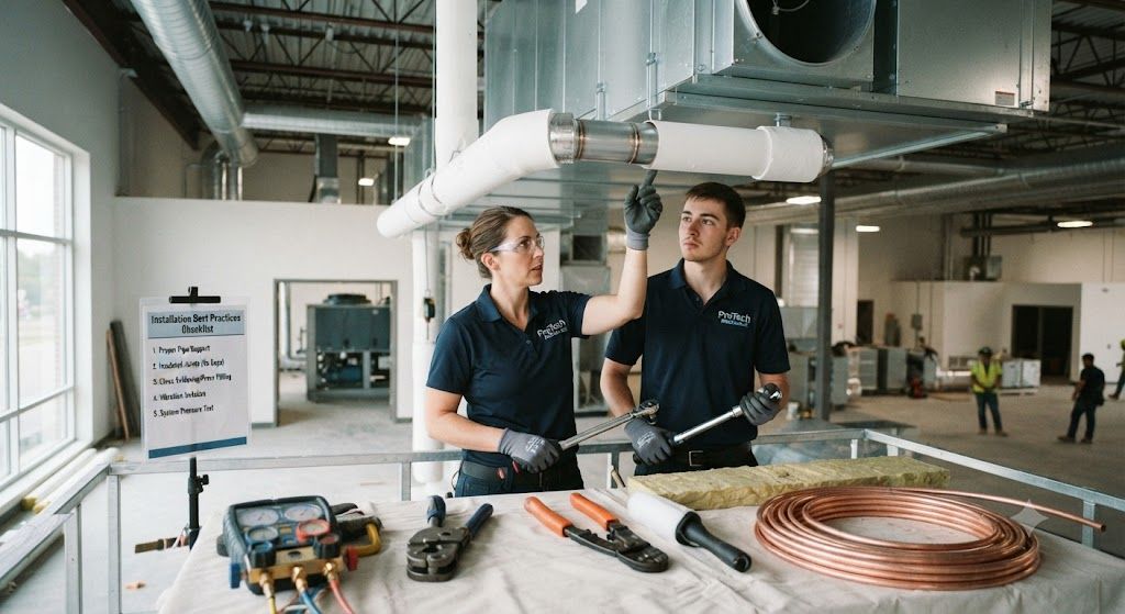 Commercial HVAC installation best practices