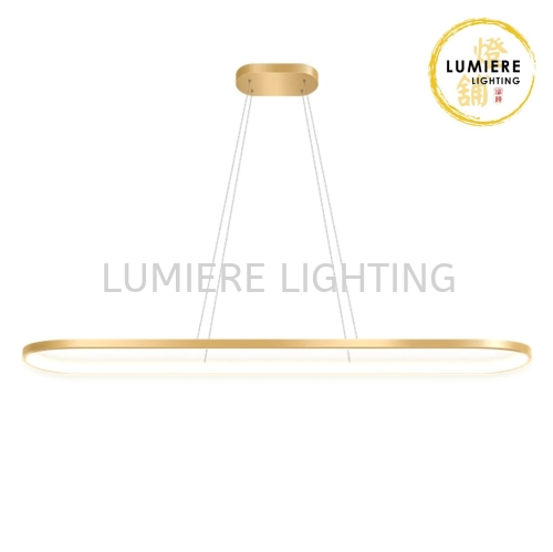  Post Modern Nordic Minimalist Gold Pendant Light