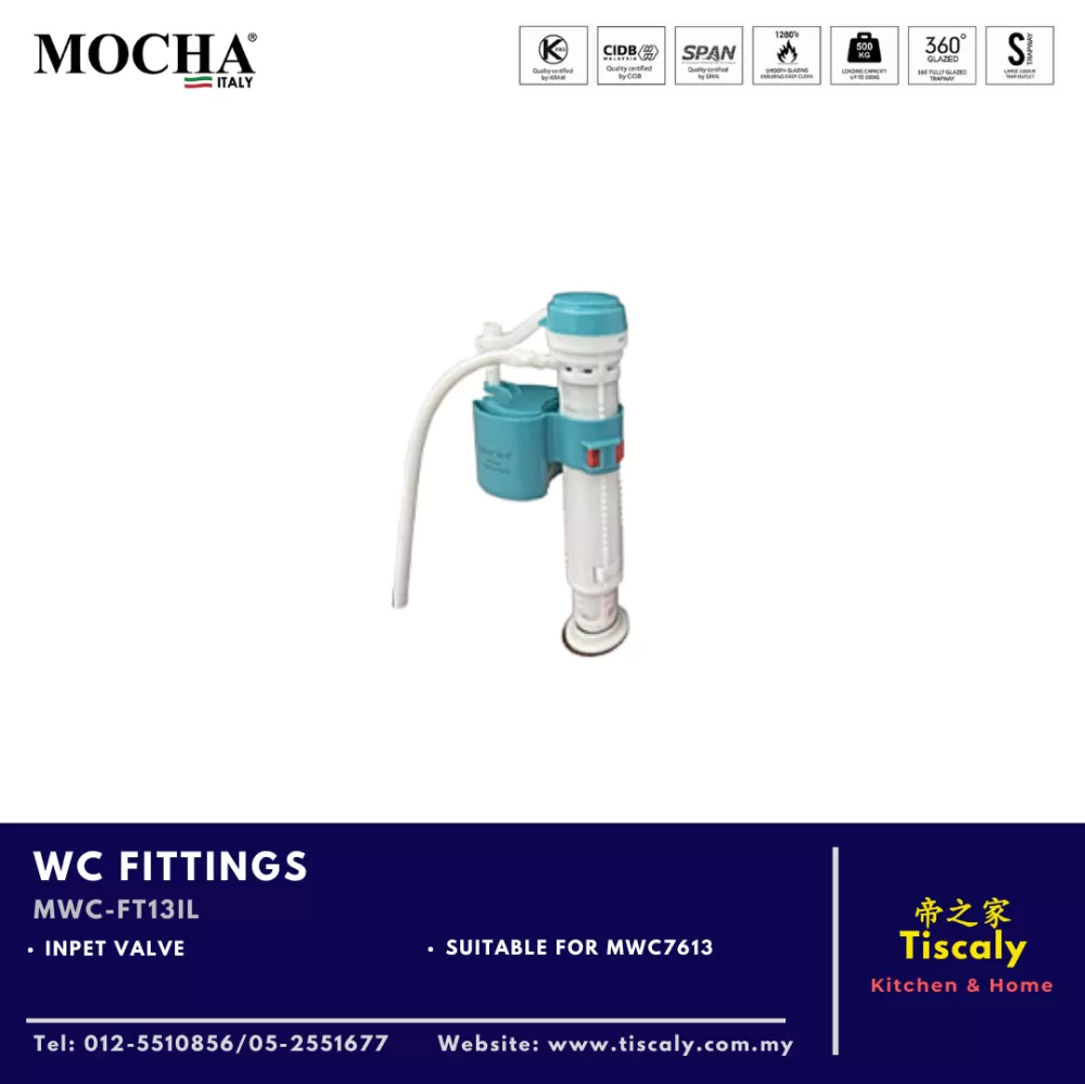 MOCHA WC FITTINGS MWC-FT13IL