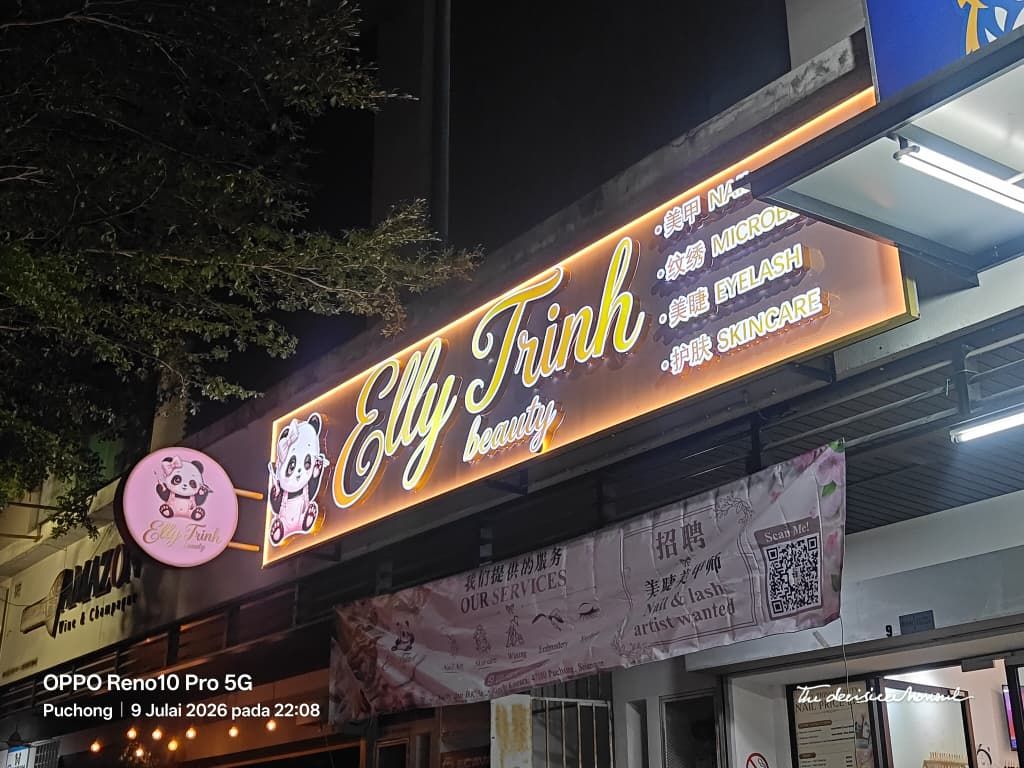 Beauty Centre Branding Solutions | Premium Outdoor 3D LED Lighted Frame Signage Specialist in Alor Setar, Sungai Petani & Kulim