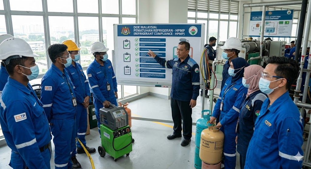 DOE refrigerant compliance Malaysia