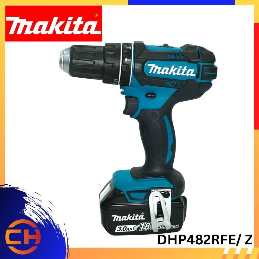 Makita DHP482RFE/ Z 13 mm (1/2") 18V Cordless Hammer Driver Drill