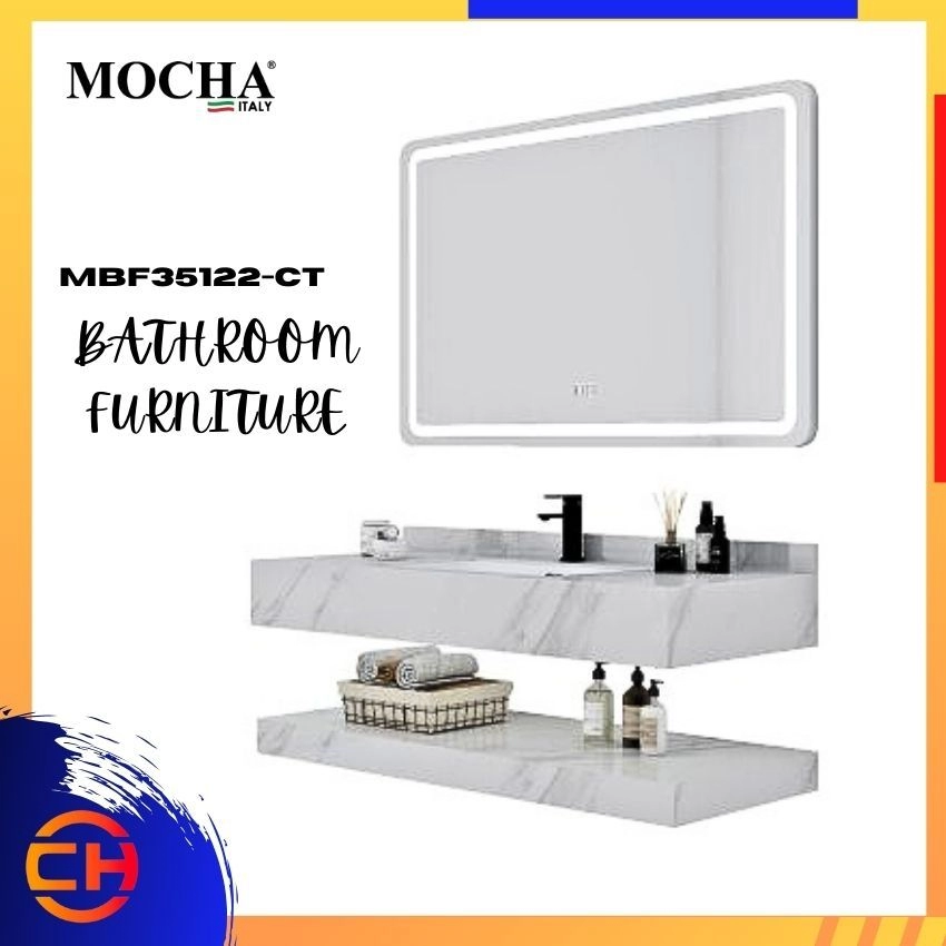  MOCHA MBF35122-CT MARBLE SERIES Bathroom Furniture Set