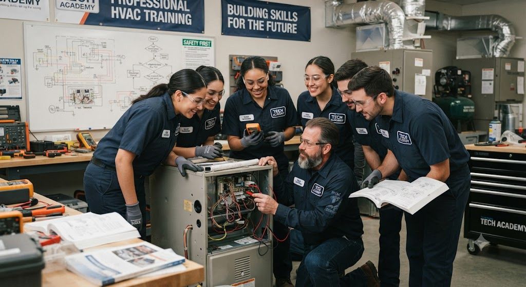 Professional HVAC technician training