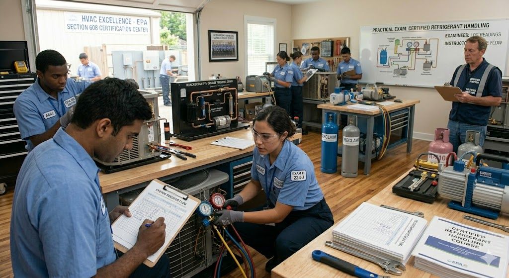 Certified refrigerant handling course