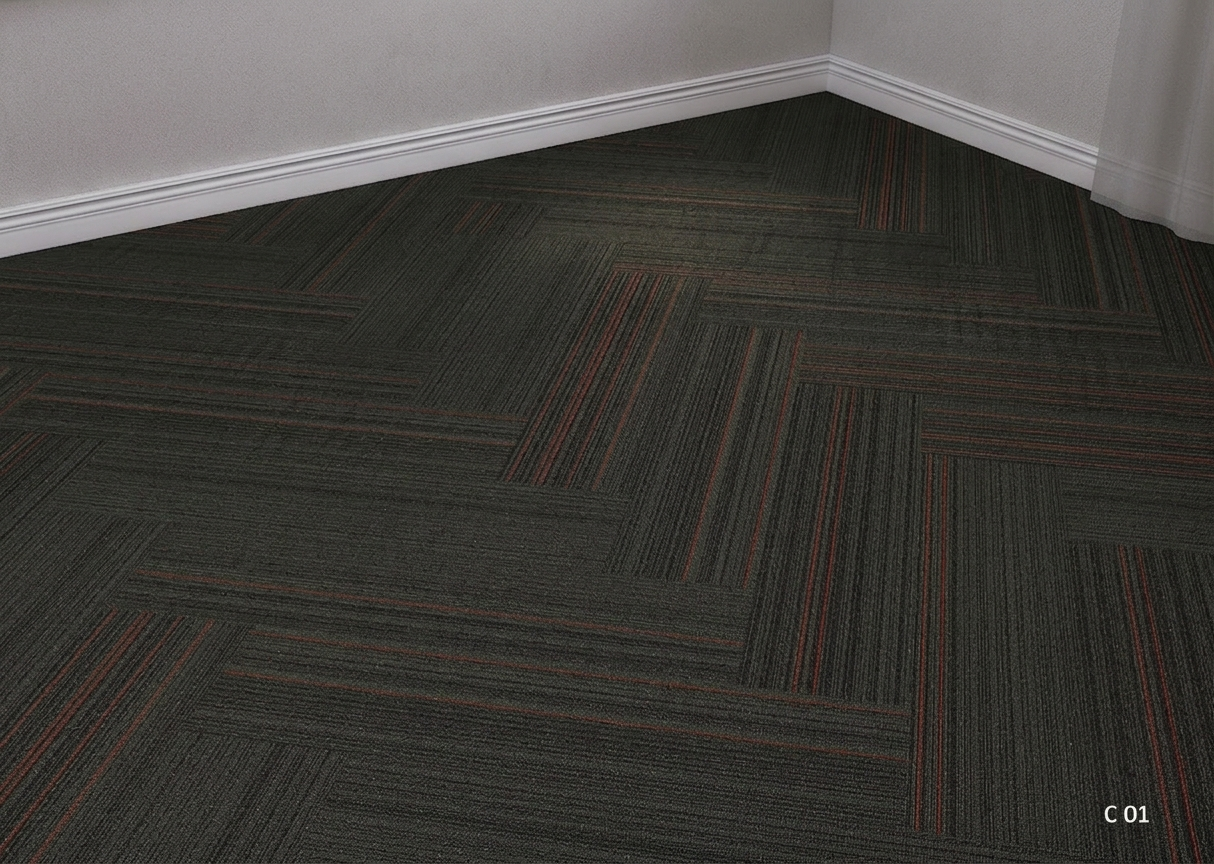 Carpet Tile ~ JM/Ideal C Type (25cm x 100cm)