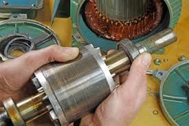 Electric Motor Bearing Rotor Inspection
