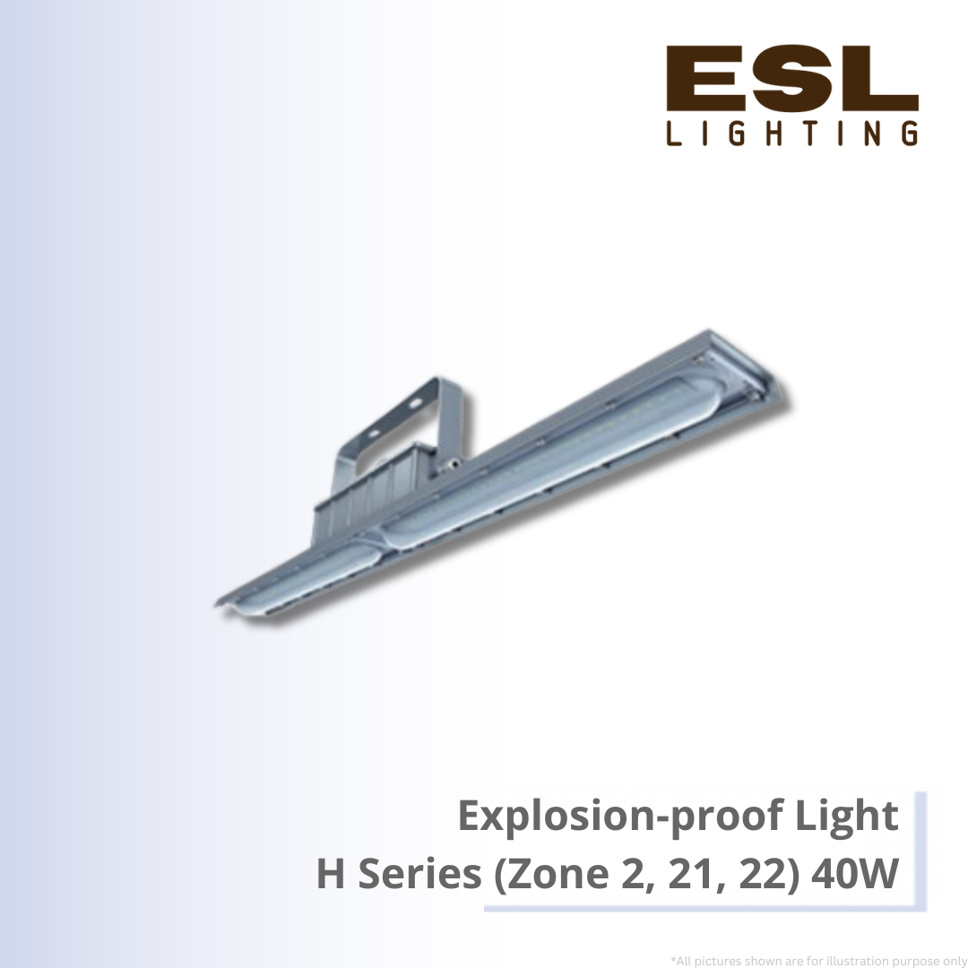 Explosion Proof Light H Series (Zone 2/21/22) 40W - EX-40W-H4N IP66 IK08 IK10