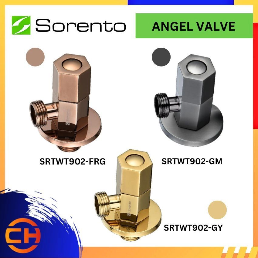 SORENTO BATHROOM FAUCET SRTWT902-FRG / SRTWT902-GM / SRTWT902-GY Angle Valve