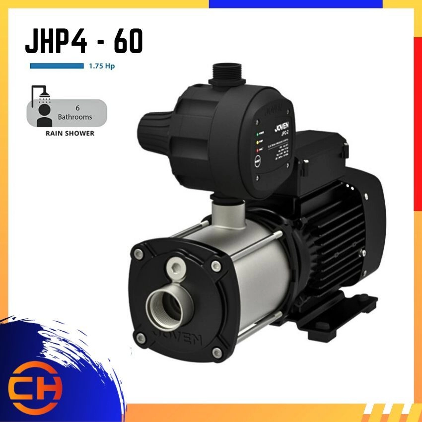 JOVEN JHP SERIES  JHP2-30/ JHP3-40/ JHP4-40/ JHP4-50/ JHP4-60  STAINLESS STEEL AUTOMATIC DOMESTIC WATER PUMP 