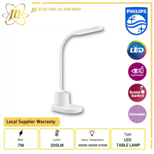 PHILIPS DSK214 7W 200LM TUNABLE DIMMABLE WHITE LED BUCKET TABLE LAMP 