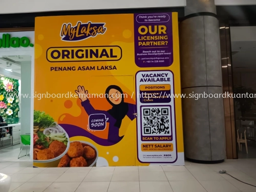 MYLAKSA INDOOR SHOPPING MALL HOARDING BOARD AT TEMERLOH MALAYSIA