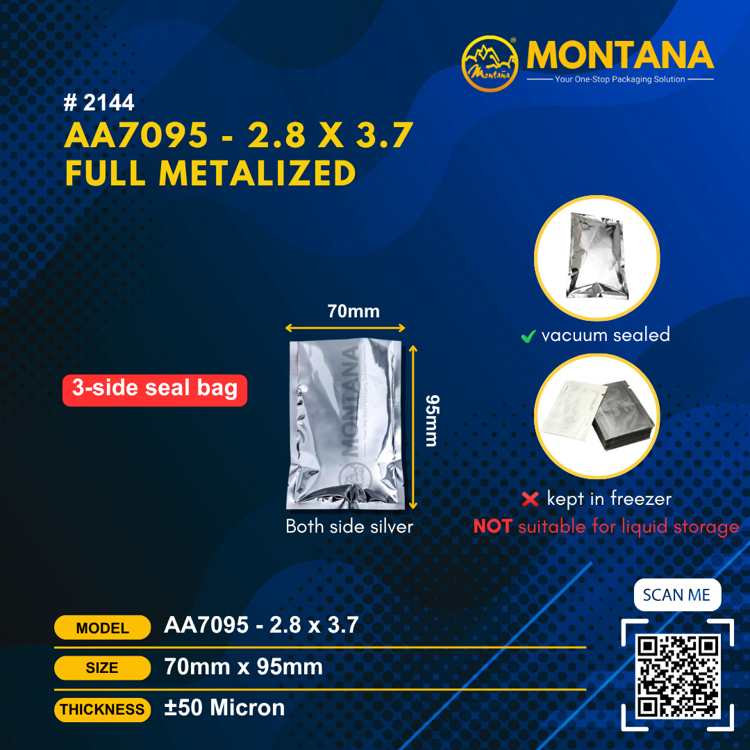 (2144) FULL METALIZED AA7095 - 2.8 x 3.7