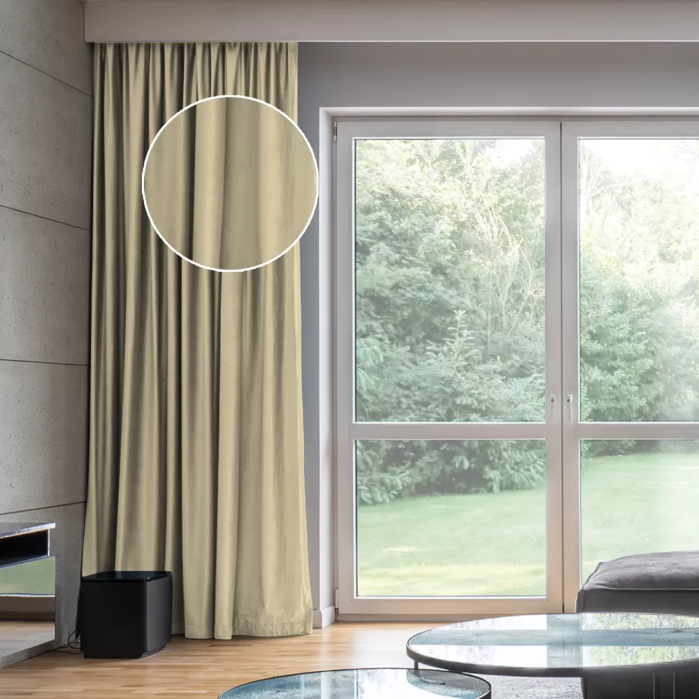 Plain Minimalist Blackout Curtain (60%-80%) 57"