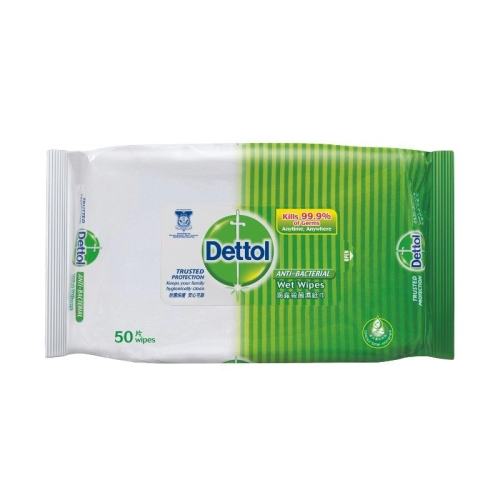 DETTOL ANTI BACTERIAL WET WIPES (24 X 50'S)