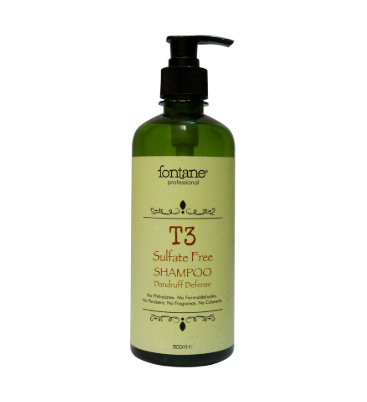 Fontane T3 Dandruff Defense Sulfate Free Shampoo 500ML